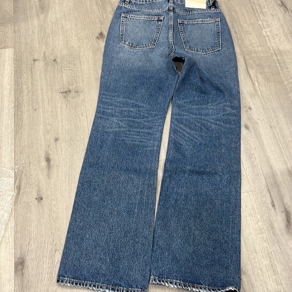 GRLFRND Melanie Petite High Rise Boot Cut Jeans Los Feliz Blue - Picture 6 of 10